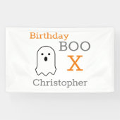 Birthday Boo Ghost Banner (Horizontal)
