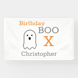 Birthday Boo Ghost Banner