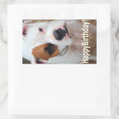 Birthday Boop Rechteckiger Aufkleber (Tasche)