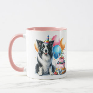 Birthday Border Collie Dog Lover Tasse