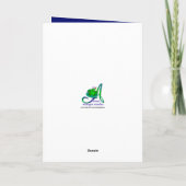 Birthday Bouquet von Blume und Wünschen Karte (Rückseite)