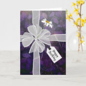 Birthday Bow mit Daisy Karte (Gelbe Blume)