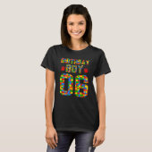 Birthday Boy 06 Brick Builder Blocks Master Buil T-Shirt (Vorne ganz)