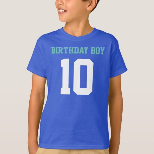 Birthday Boy 10 T-Shirt (Vorderseite)