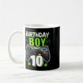 Birthday Boy 10 Video Game Controller Gamer 10. B Kaffeetasse (Links)