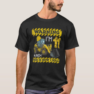 Birthday Boy 11 Construction 11. Geburtstagsroller T-Shirt