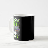 Birthday Boy 12 Video Game Controller Gamer 12. B Kaffeetasse (Vorderseite Links)