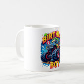 Birthday Boy 5 - Monster Truck Kaffeetasse (Vorderseite Links)