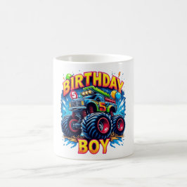 Birthday Boy 5 - Monster Truck Kaffeetasse