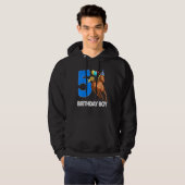 Birthday Boy 5 Reiten Reiten Liebe Party Hoodie (Vorne ganz)
