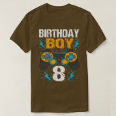 Birthday Boy 8 Video Game Controller Gamer 8th Bir T-Shirt (Design vorne)