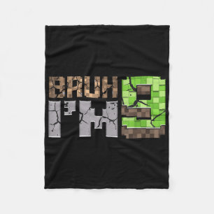 Birthday Boy 9th Bruh Im 9-jährigen Gamer Pixel N Fleecedecke