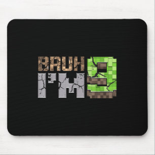 Birthday Boy 9th Bruh Im 9-jährigen Gamer Pixel N Mousepad