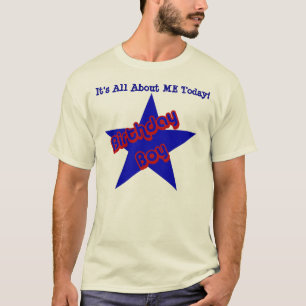 Birthday Boy All About Me Funny T-Shirt
