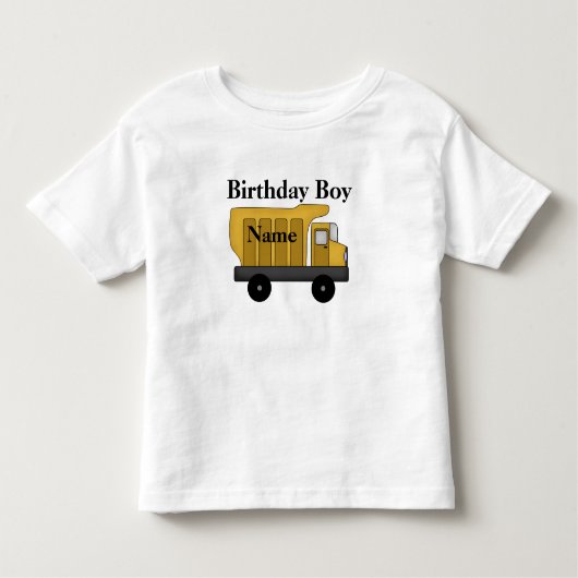 Birthday Boy anpassen Kleinkind T-shirt (Vorderseite)