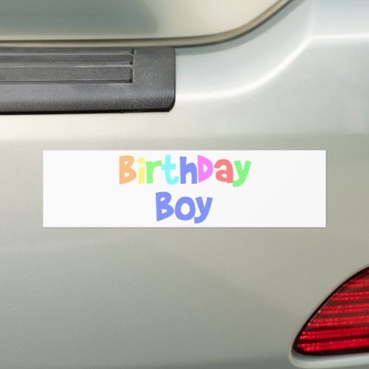 Birthday Boy Autoaufkleber (Auf Auto)