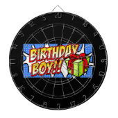 Birthday Boy Banner Dartscheibe (vorne)