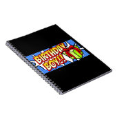 Birthday Boy Banner Notizblock (Rechte Seite)