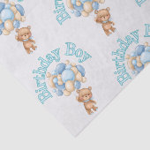 Birthday Boy Bear Seidenpapier (Ausschnitt)