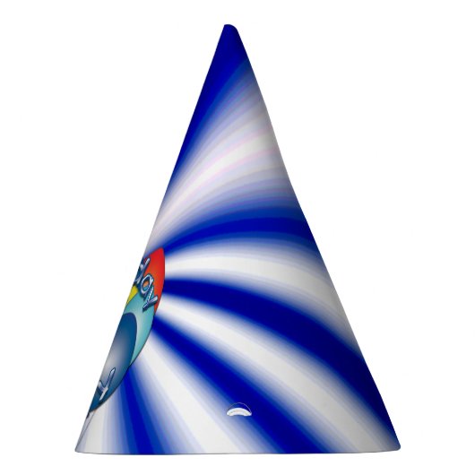 Birthday Boy Blue Partyhütchen (Rechts)