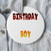 Birthday Boy Button (Beispiel)