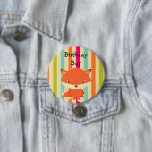 Birthday Boy Button Woodlands Thema (Beispiel)