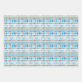 Birthday Boy Coordinating Pattern Wrapping Paper Geschenkpapier Set (Vorderseite)