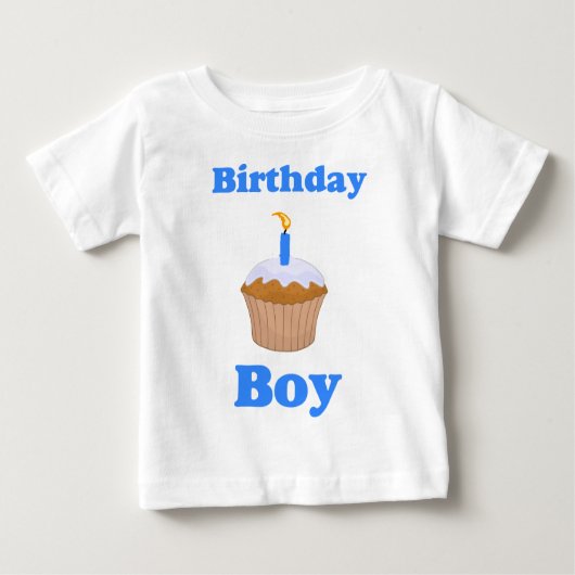 Birthday Boy Cupcake Shirt (Vorderseite)