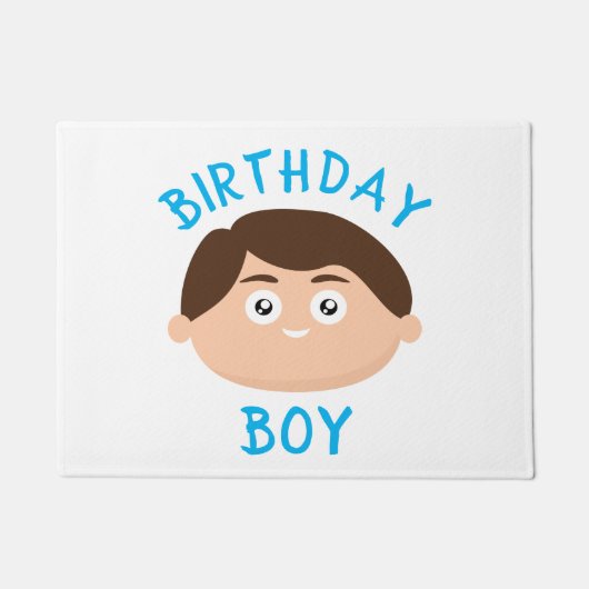Birthday Boy Fußmatte (Vorderseite)