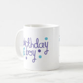 Birthday Boy Kaffeetasse (Vorderseite Links)