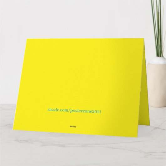 Birthday Boy Karte (Rückseite)