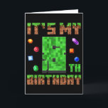 Birthday Boy Kids Es ist mein 8. Geburtstags Gamer Karte<br><div class="desc">Birthday Boy Kids Es ist mein 8. Geburtstags Gamer Pixel</div>
