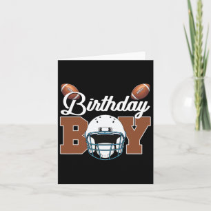 Birthday Boy Kids Football Geburtstagsparty Boys T Karte