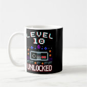 Birthday Boy Level 10 Entsperrte Funny Video Game Kaffeetasse (Links)