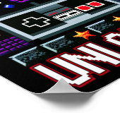 Birthday Boy Level 10 Entsperrte Funny Video Game Poster (Ecke)