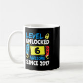 Birthday Boy Level 6 Entsperrt Phantastisch 2017 V Kaffeetasse (Links)