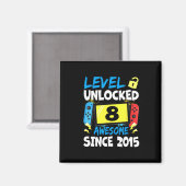 Birthday Boy Level 8 Unlock Phantastisch 2015 Vide Magnet (Vorderseite/Rückseite)