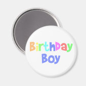 Birthday Boy Magnet (Vorderseite/Rückseite)