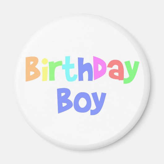 Birthday Boy Magnet (Vorne)