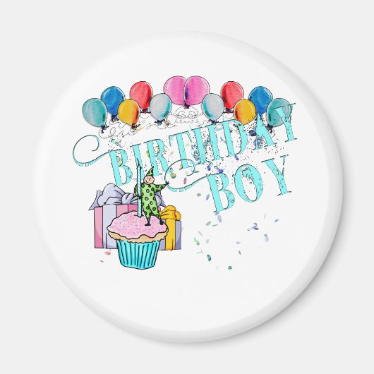 Birthday Boy Magnet (Vorne)