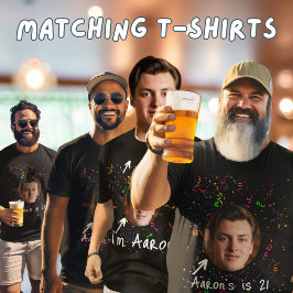 Birthday Boy Main Man 21. Party Do T-Shirt