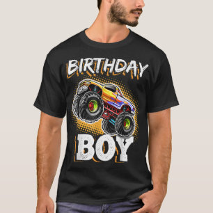 Birthday Boy Monster Truck Birthday Party Geschenk T-Shirt