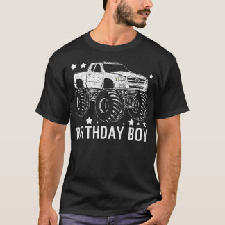 Birthday Boy Monster Truck Phantastisch Gegenwart  T-Shirt