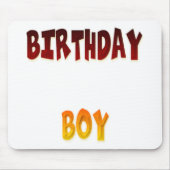 Birthday Boy Mousepad (Vorne)