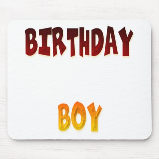 Birthday Boy Mousepad (Vorne)