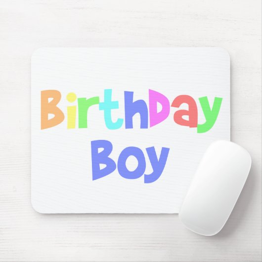 Birthday Boy Mousepad (Mit Mouse)