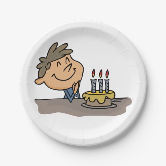 Birthday Boy Pappteller (Vorderseite)