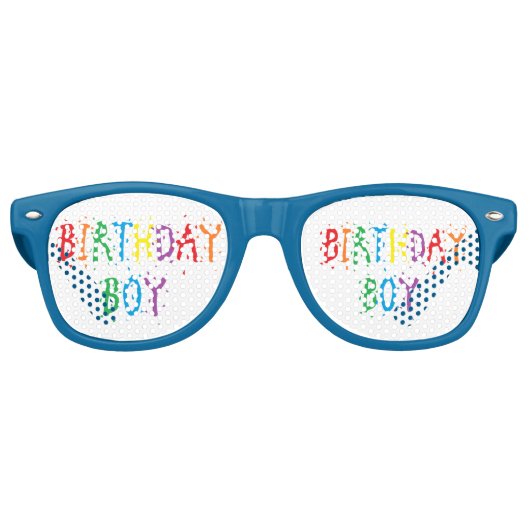 "Birthday Boy" Party Shades Sonnenbrille (Vorderseite)