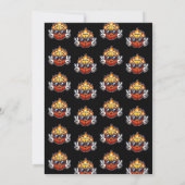  Birthday Boy party with a basketball Ball theme Einladung (Rückseite)