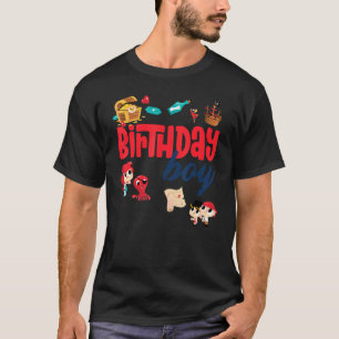 Birthday Boy Pirate Geburtstagsparty Thema Ozean 1 T-Shirt